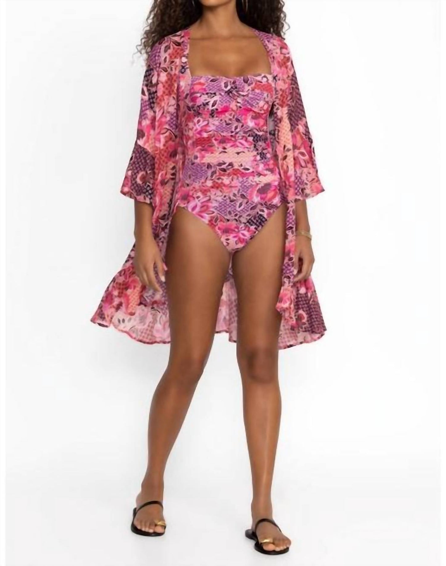 Johnny Was - VALENNIS RUFFLE KIMONO
