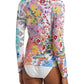 Johnny Was - Reverse Pique Long Sleeve Surf Shirt