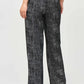 Joseph Ribkoff - Chain Belt Tweed Wide Leg Pant