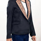 American Darling - Leather Lapel Blazer