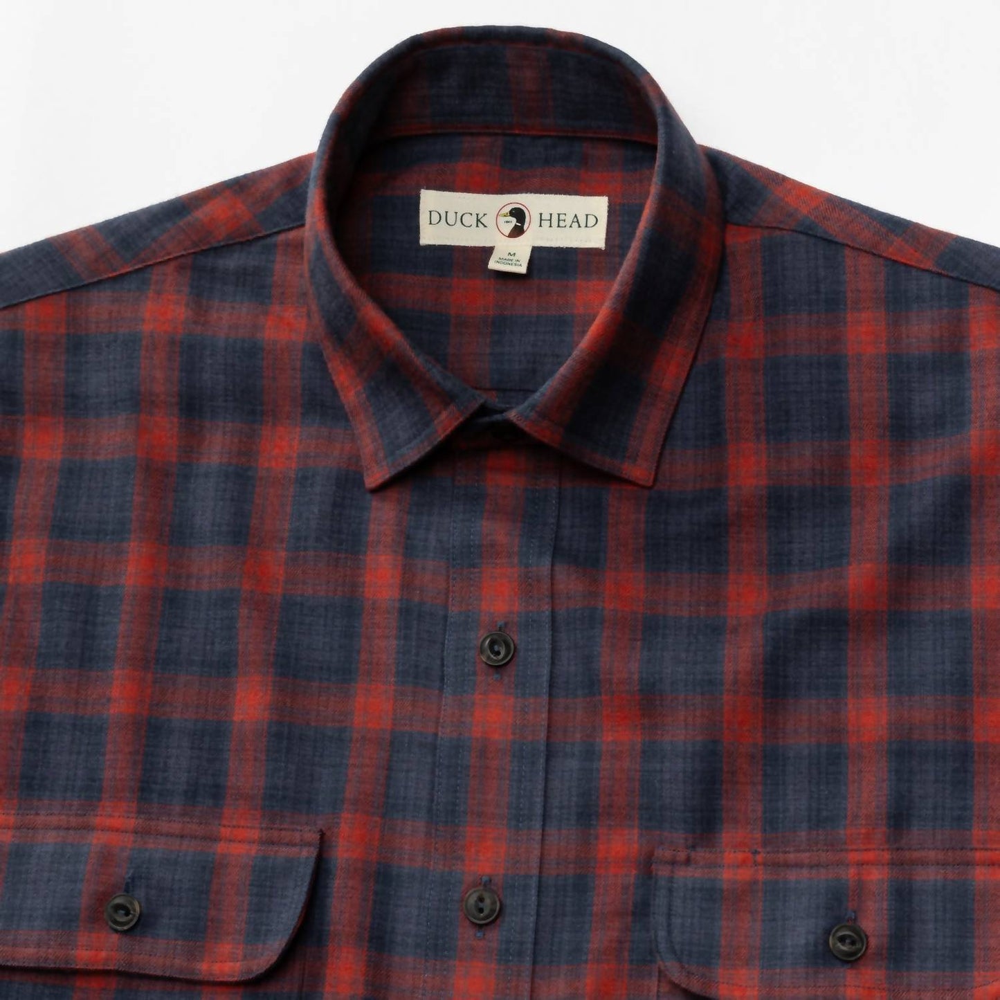Duck Head - Rigsby Ls Performance Flannel Plaid Shirt