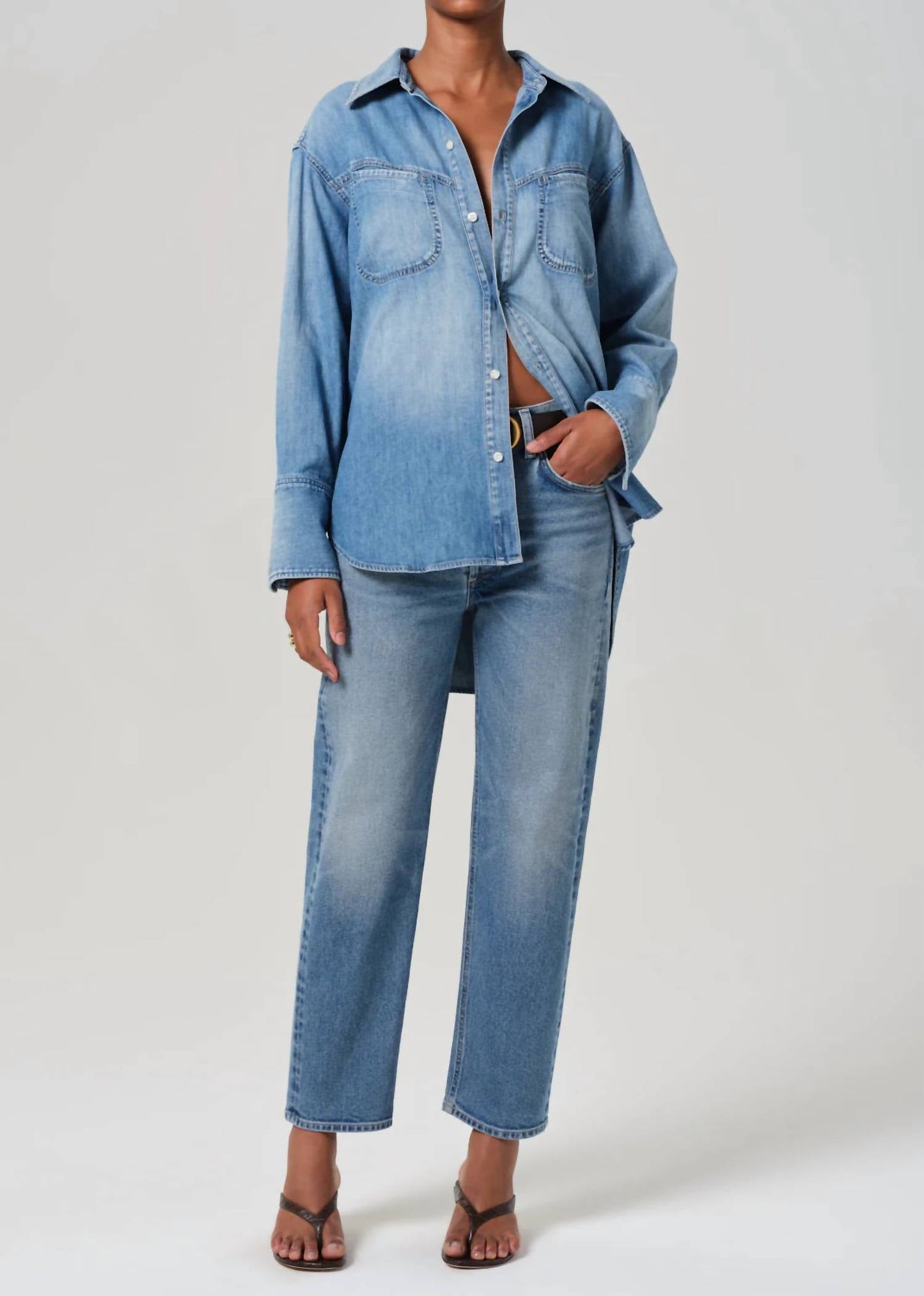Citizens Of Humanity - Solene Denim Long Sleeve Shirt