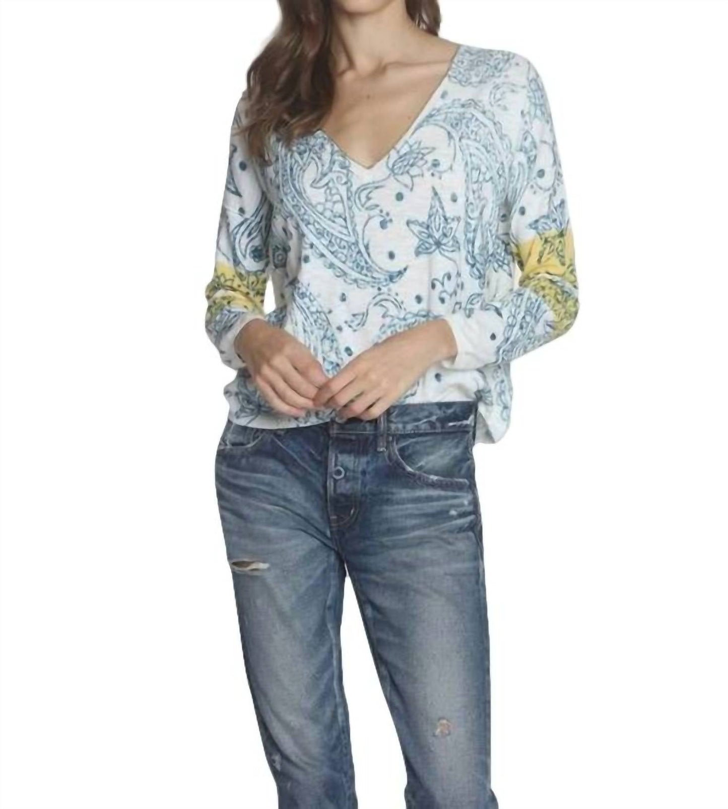 Label+Thread - Paisley Vee Top