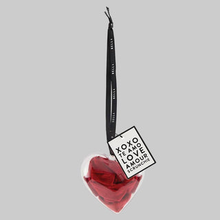 Bella Sleep + Spa - Women's Large Scrunchie Heart Ornament