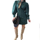 &Merci - Pin Tuck Detail Button Down Mini Dress