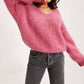 Americandreams - Milana Long Sleeve Alpaca Pullover
