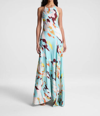 A.L.C. - Sybil Printed Satin Maxi Dress