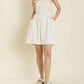 Aureum - Stevie Bow Trim Mini Dress
