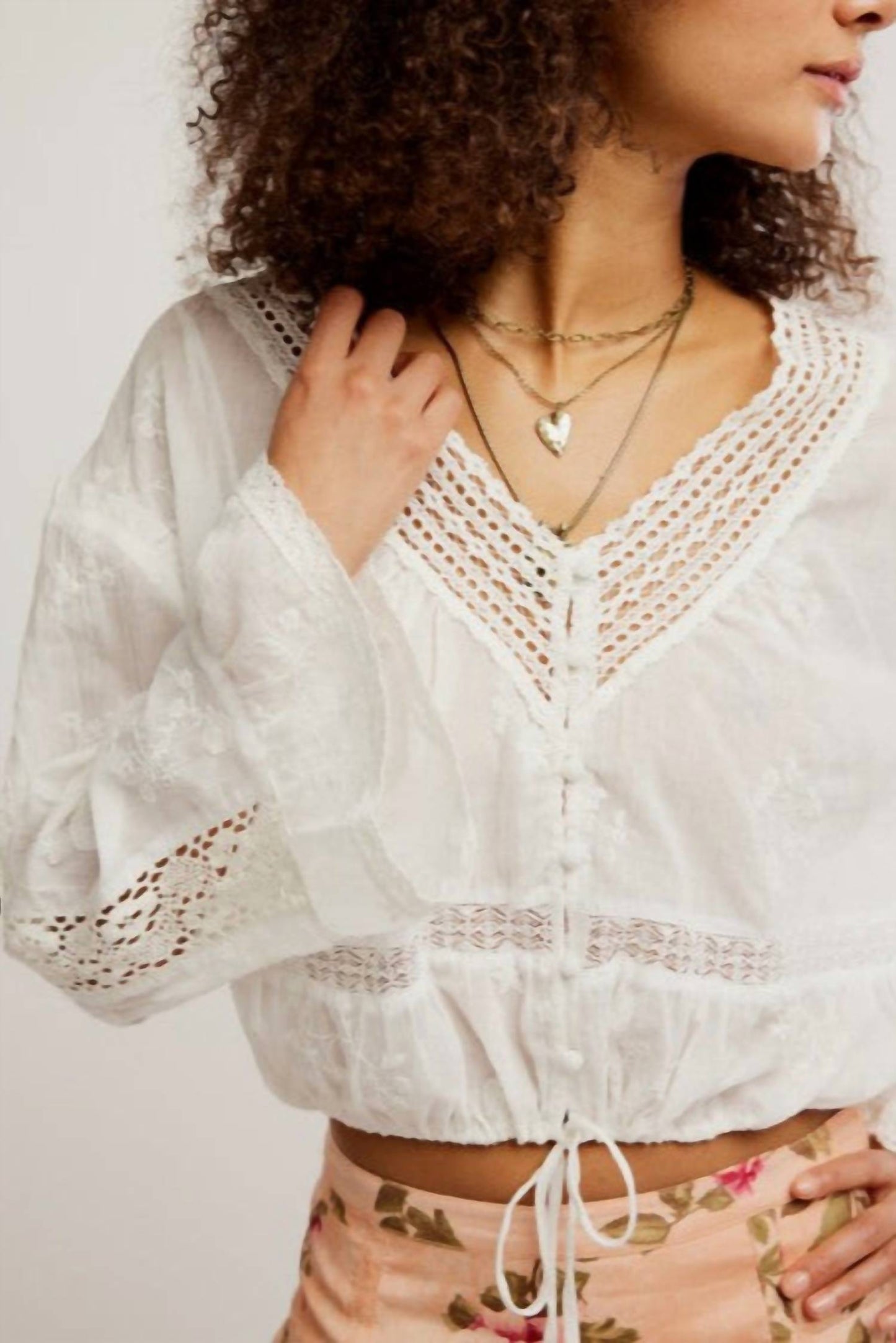 Free People - Sweet Love Blouse