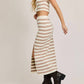 Le Lis - Sasha Sweater Crop & Maxi Skirt Set
