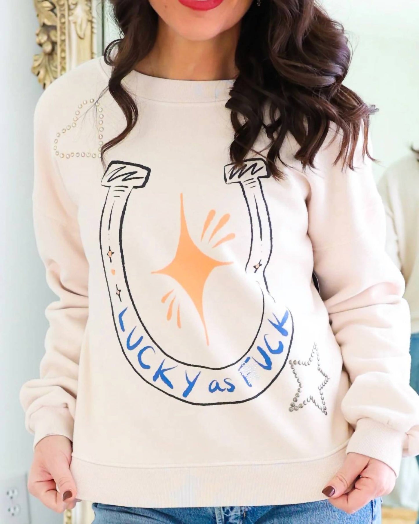 All Us - Lucky Long Sleeve Sweatshirt