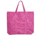 Jocelyn - Women's Cassis Printed Terry Tote Bag