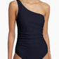 Karla Colletto - BASICS RUCHED ONE-SHOULDER SWIMSUIT
