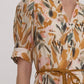 Entro - Leaf Print Dress