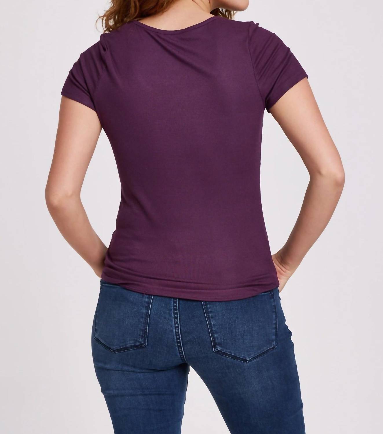 Another Love - Aimee Scoop Neck Rib Top
