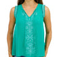 Grace And Lace - Women's Embroidered Top