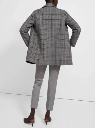 Theory - CLAIRENE WEST PLAID JACKET