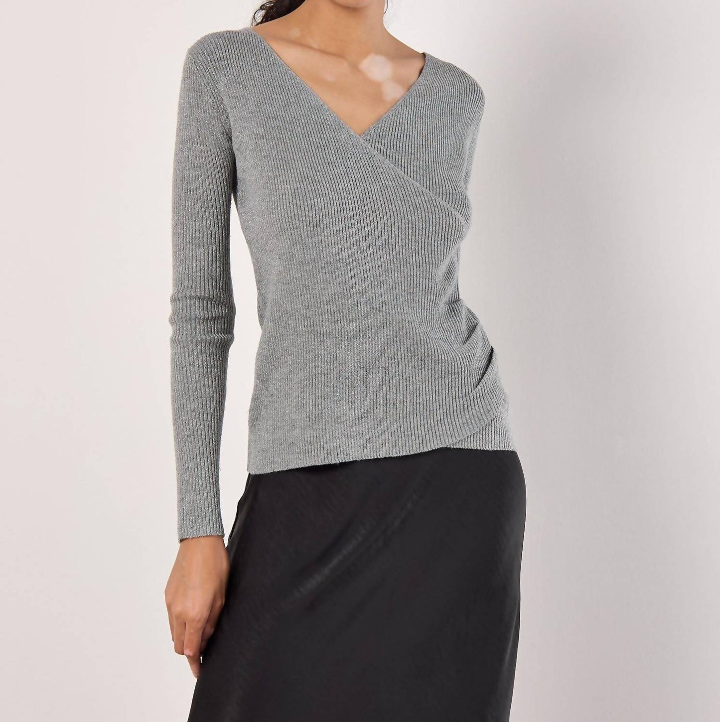 Apricot - Wrapped Up Sweater