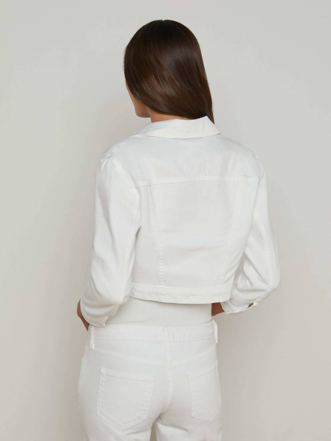 L'Agence - Koda Cropped Denim Jacket