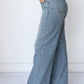 Pistola - Lana Double Button High Rise Ultra Wide Leg Jeans