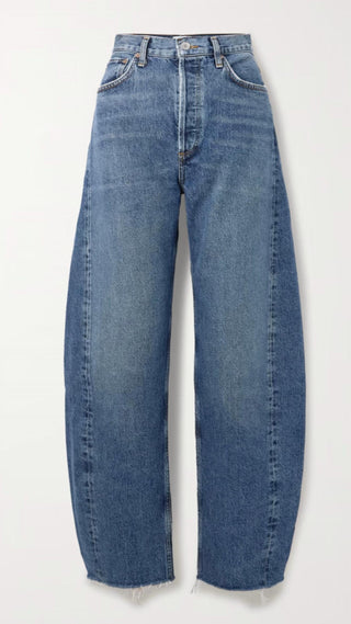 Agolde - Luna High Rise Piece Taper Jeans