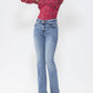 Judy Blue - High Waist Double Button Bootcut Jeans
