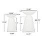 Serenita Outdoor Side Tables With Flared Design (Set of 2)