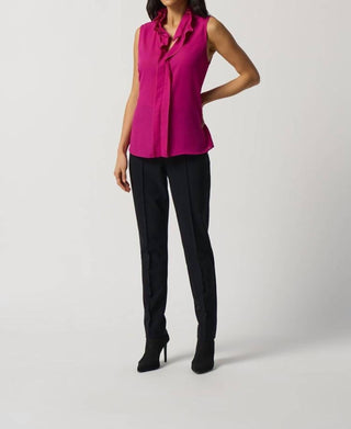 Joseph Ribkoff - Georgette Top With Ruffles