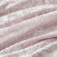 King/Cal King Crushed Velvet Sherpa Reversible Comforter Set