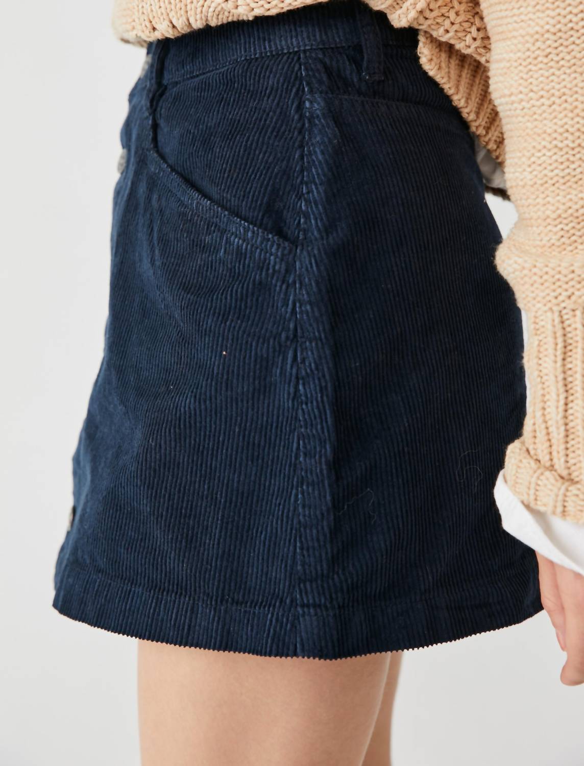 Free People - Ray Cord Mini Skirt