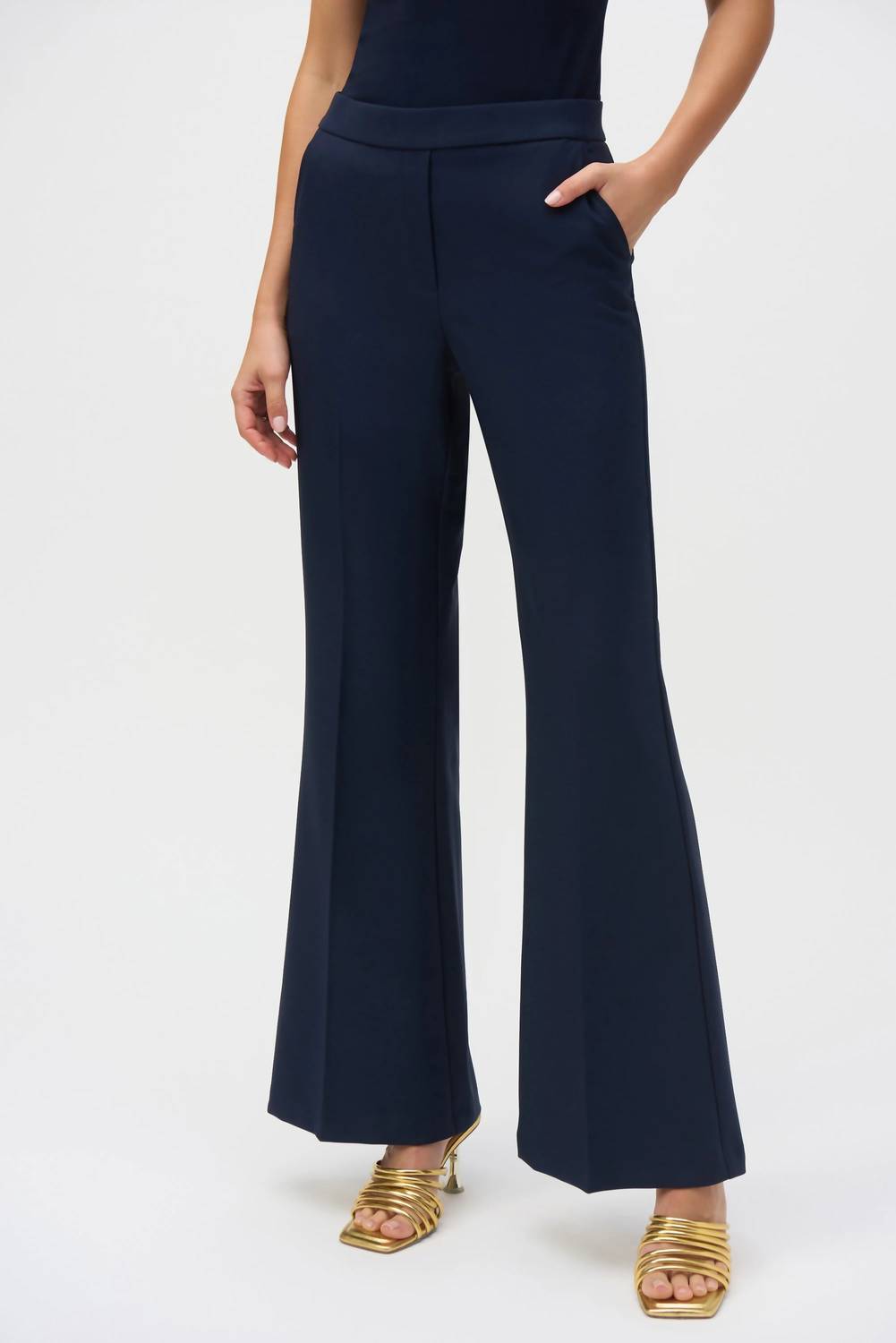 Joseph Ribkoff - Lux Twill Flared Pull-on Pant