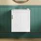 Modern Wall Mounted Bathroom Cabinet With Side Shelf And Ceramic Sink