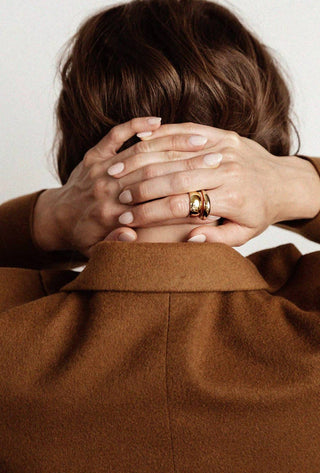 Maslo Jewelry - Mini Domed Ring