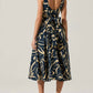 Astr - Vinya Drop Waist Midi Dress