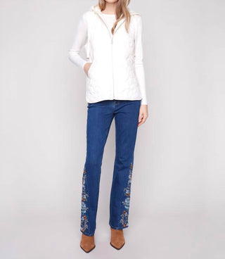 Charlie B - Short Stars Quilted Puffer Vest