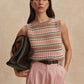 Varley - Deeley Stripe Stitch Tank Top