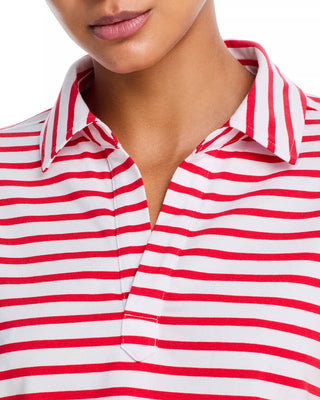 Addison Bay - Mulberry Long Sleeve Polo Shirt