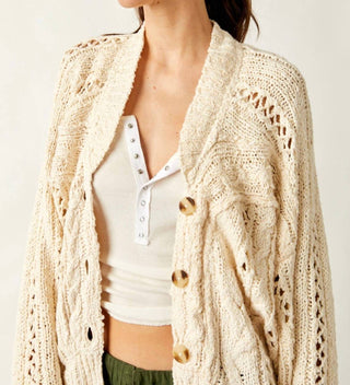 Free People - Cable Cardigan