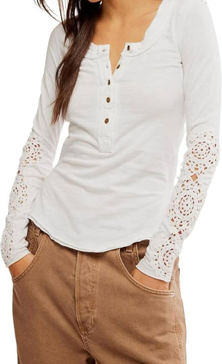 Free People - Our Song Henley Top