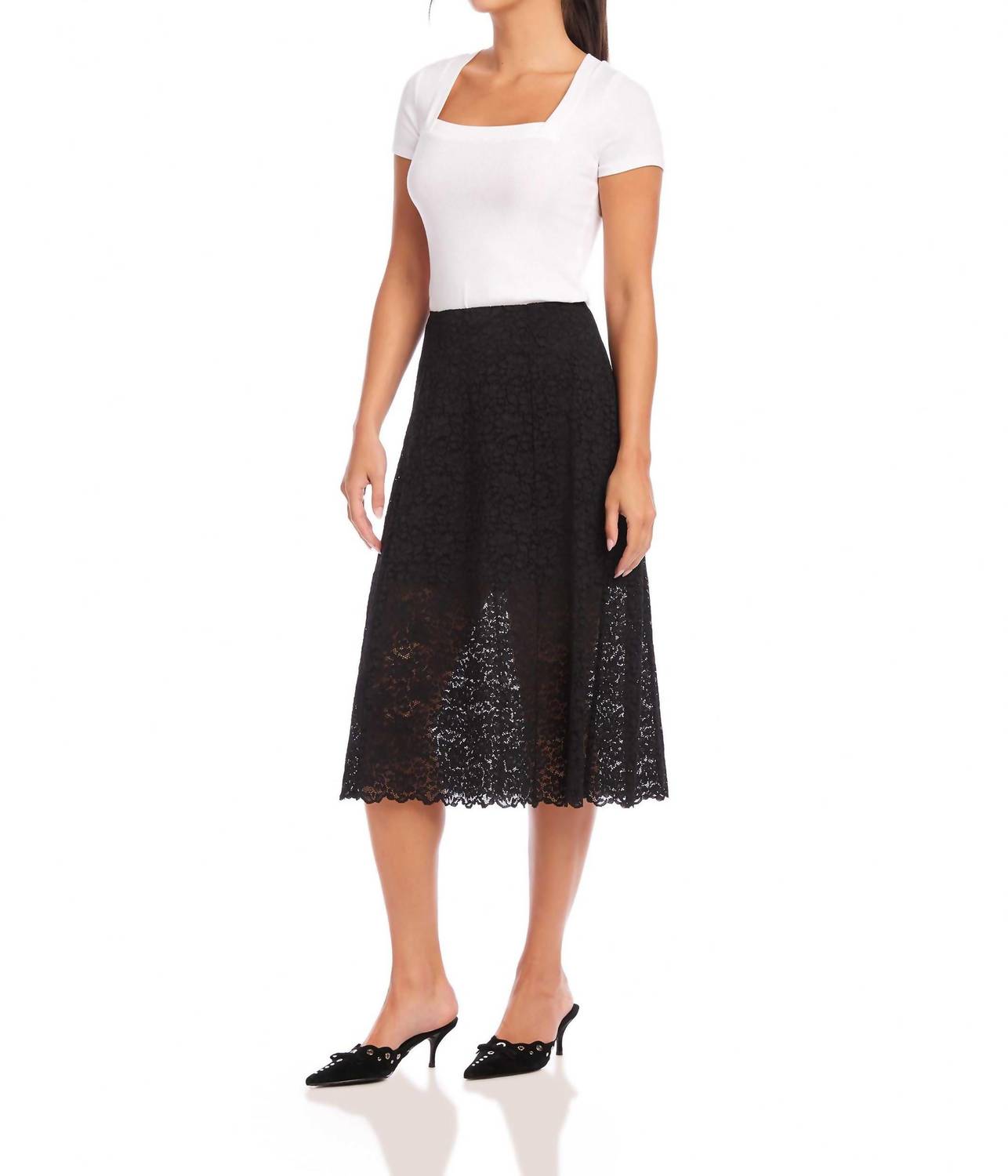 Fifteen Twenty - Millie A-line Midi Skirt
