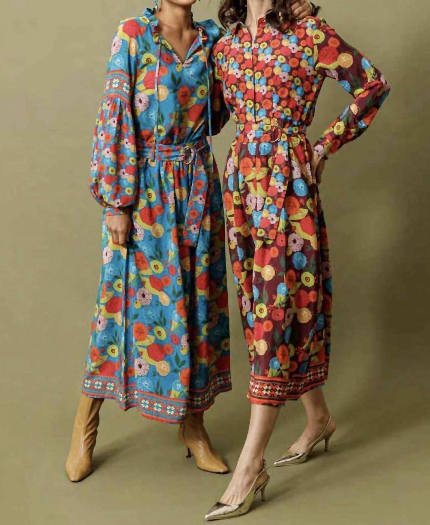 Emily Lovelock - Bella Bouquet Print Skirt