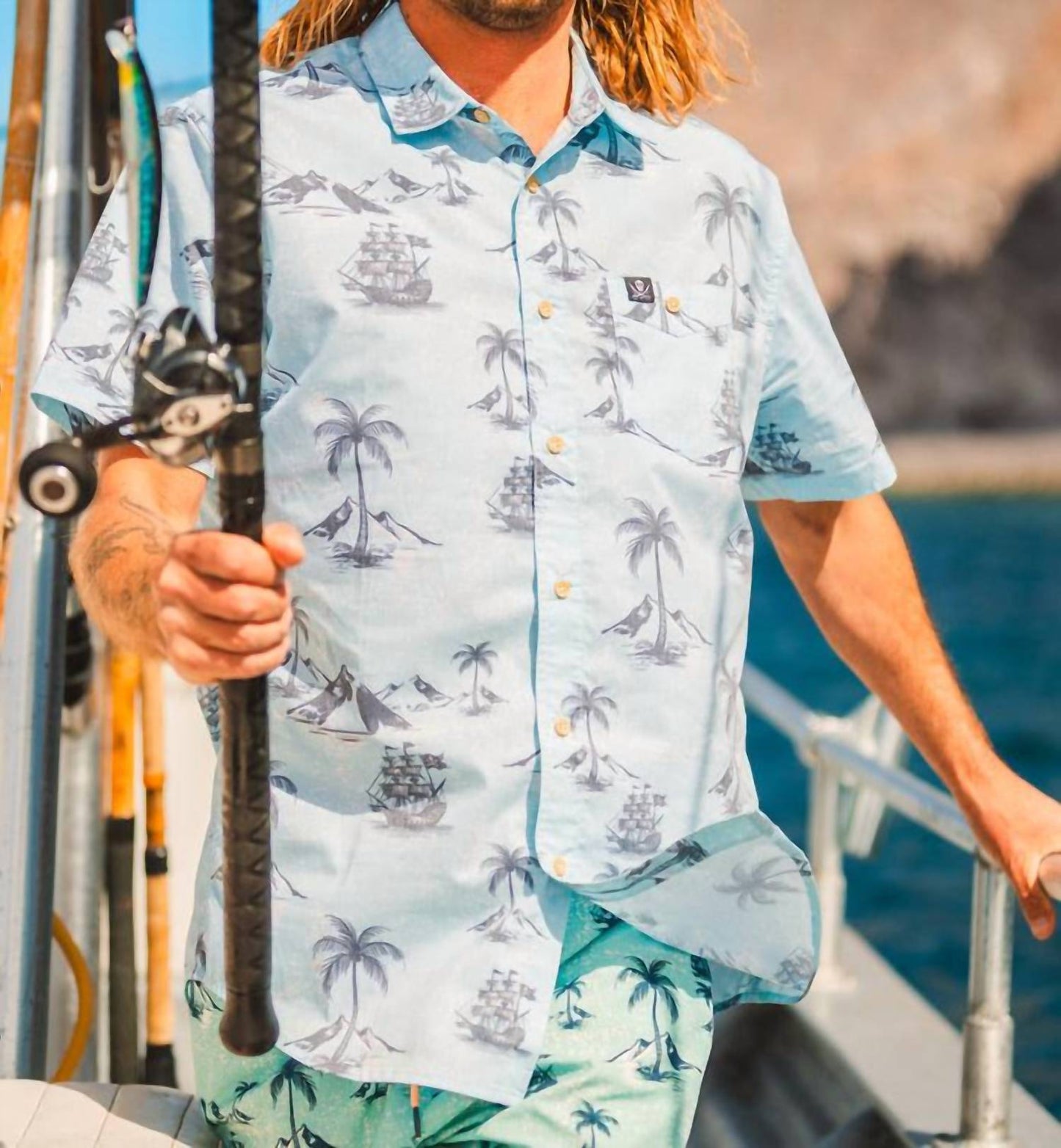 Haggard Pirate - Paradise Button Up