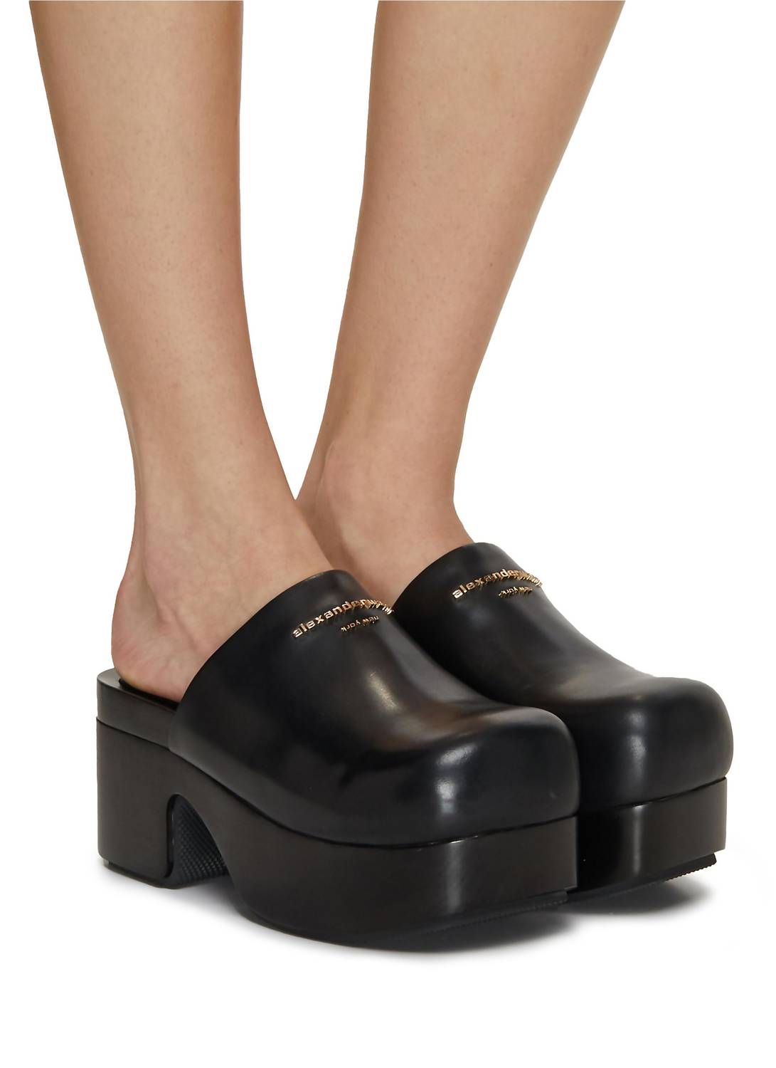 Alexander Wang - Women's Zoe 85 Mm Leather Platform Clog