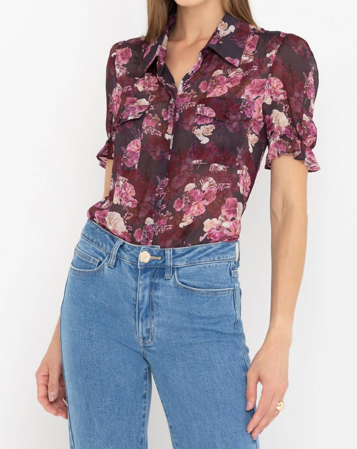 Generation Love - Mina Floral Georgette Shirt