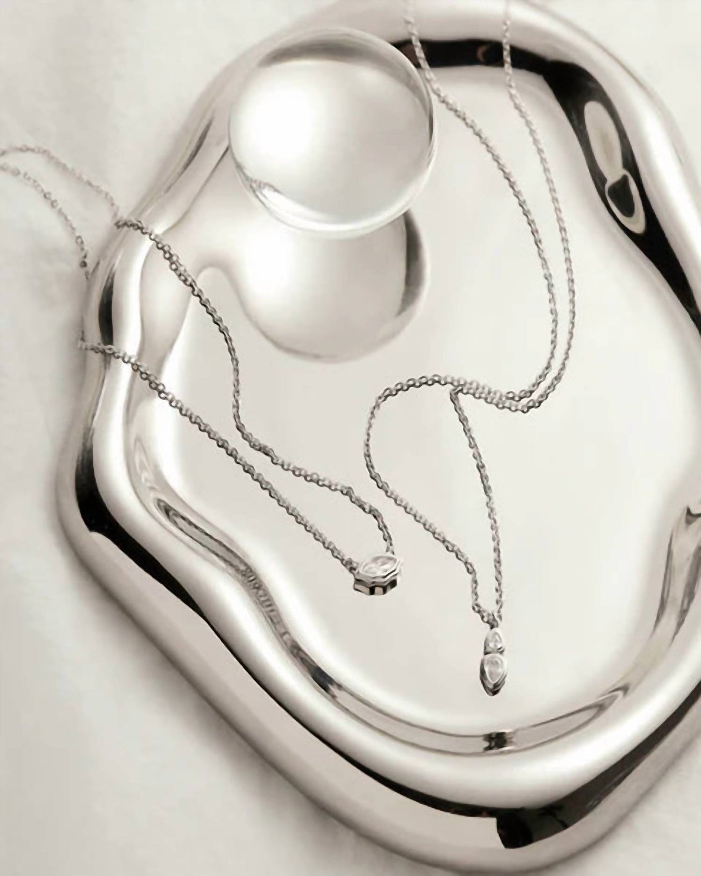 Luv Aj - Women's Stellar Bezel Charm Necklace Set