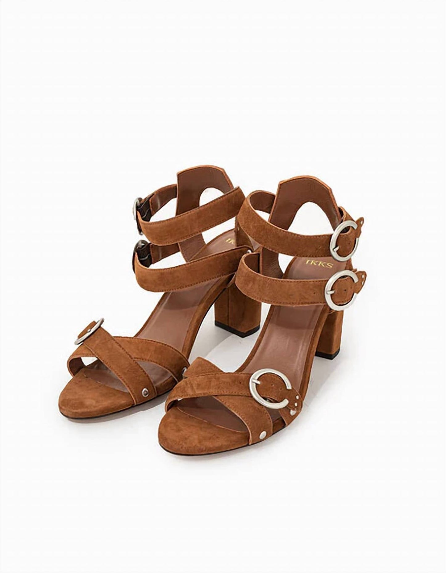 Ikks - Chaus strappy suede leather sandals