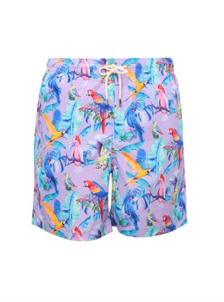 Lia Sahara - Men's Patterned Swim Shorts