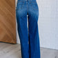 Judy Blue - Women's High Rise Tummy Control Retro Wide Leg Jeans