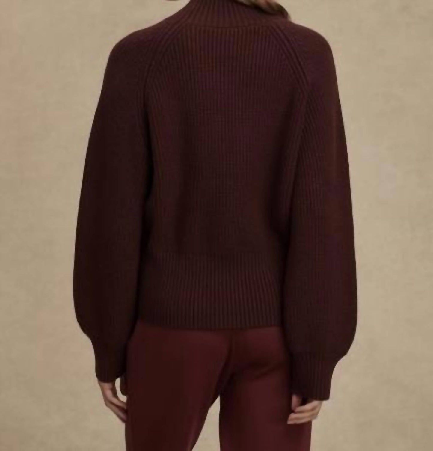 Varley - Martina High Neck Rib Knit Sweater
