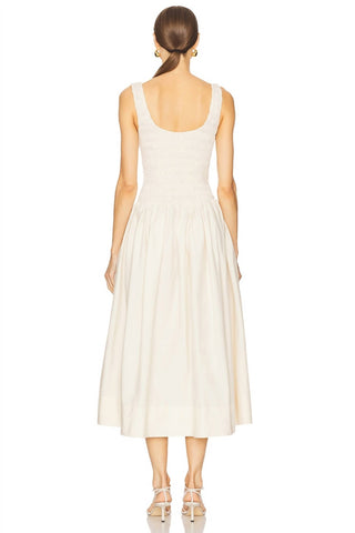 Pistola - Alessia Smocked Drop Waist Midi Dress